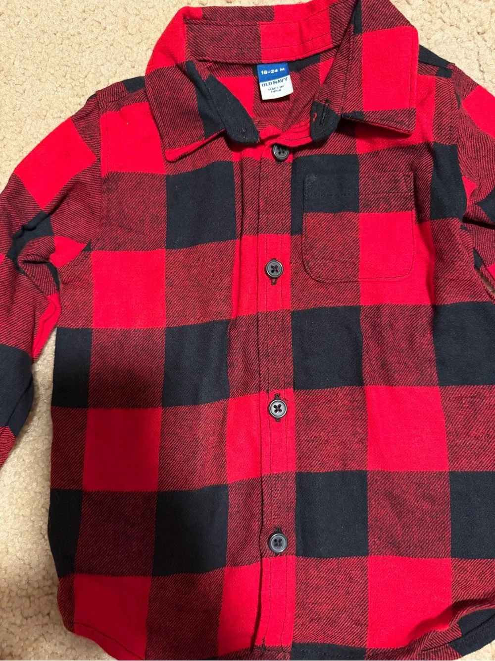 Old Navy flannel